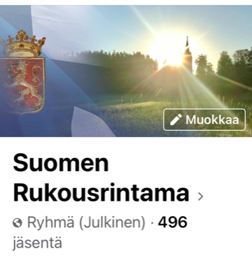 Suomen Rukousrintama fb sivu